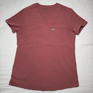 Figs Mauve Catarina One-Pocket Scrub Тор